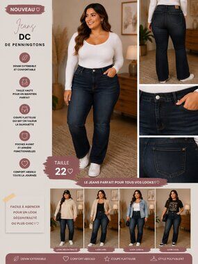 DC Penningtons Dark Wash Jeans – Size 22